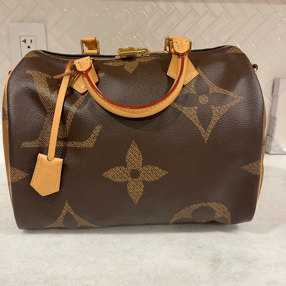 Louis Vuitton Giant Monogram Speedy 30